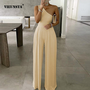 One-Shoulder Office Ladies Jumpsuit