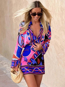 Spring Long Sleeve Loose Casual Women Chic Blouses 