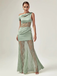  Rayon Perspective Fashion Celebrity Party Dress