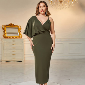  Long Style Elegant Spaghetti Straps Slim Bandage Dress