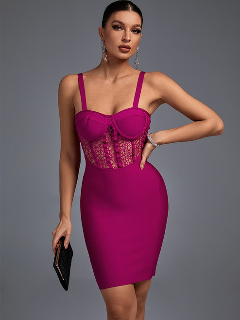 Lace Bandage Dress .,.