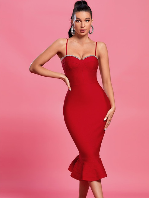 Mermaid Midi Evening Birthday Club Outfit 