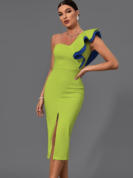 Ruffle Party Dress ....